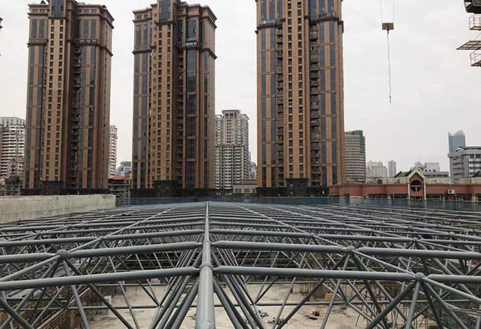 蚌埠螺栓球网架结构
