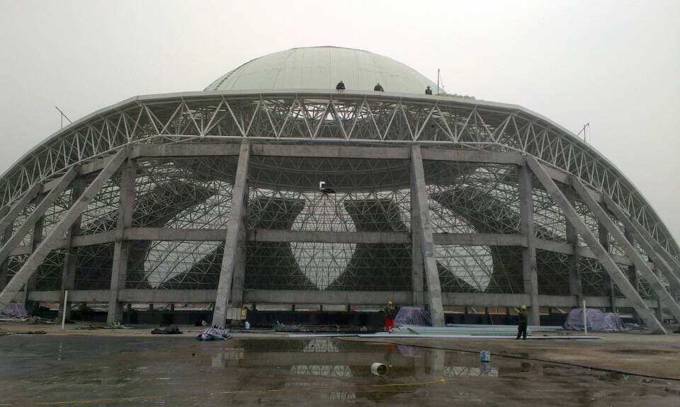 蚌埠温泉馆网架工程
