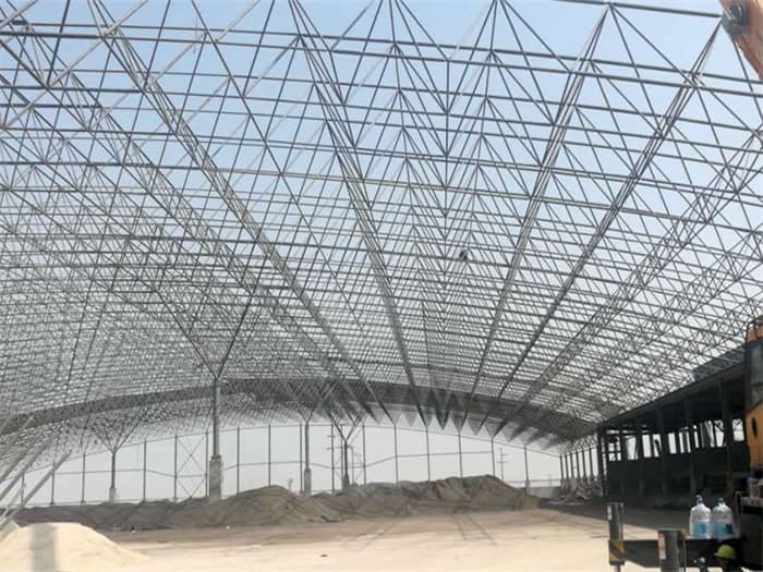 蚌埠钢厂料仓网架工程